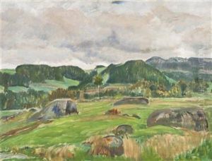 Landscape Of The Orlicke Mountains by Antonin Hudecek
