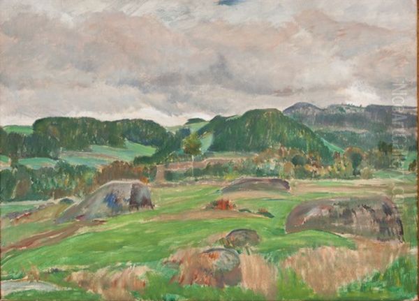 Landscape Under Clouds - view 1