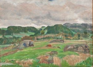Landscape Under Clouds by Antonin Hudecek