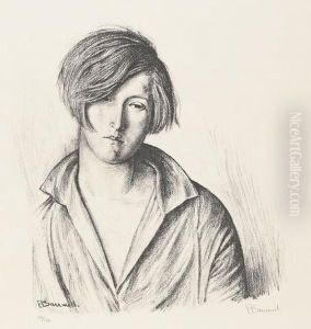 Jeune Femme by Francois Emile Barraud