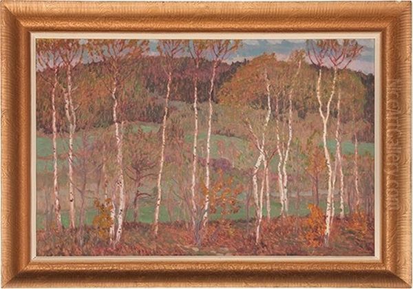 Landscape With Birch Trees - view 1