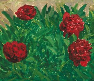 Peonies by Antonin Hudecek