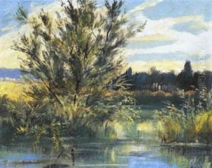Herbstlandschaft by Antonin Hudecek