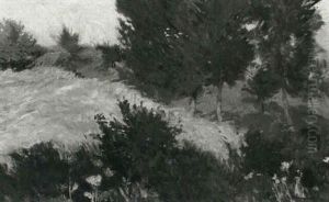 Fruhlingslandschaft by Antonin Hudecek