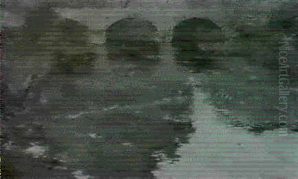 Die Brucke Von Zakolany Bei Prag - view 1
