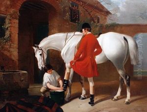 Preparing For The Hunt by Henry Barraud
