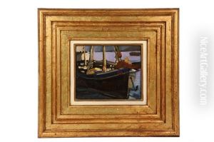 Moored Schooner by Eric Hudson