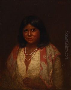 Portrait Of A Pomo Matron [or] A Young Woman