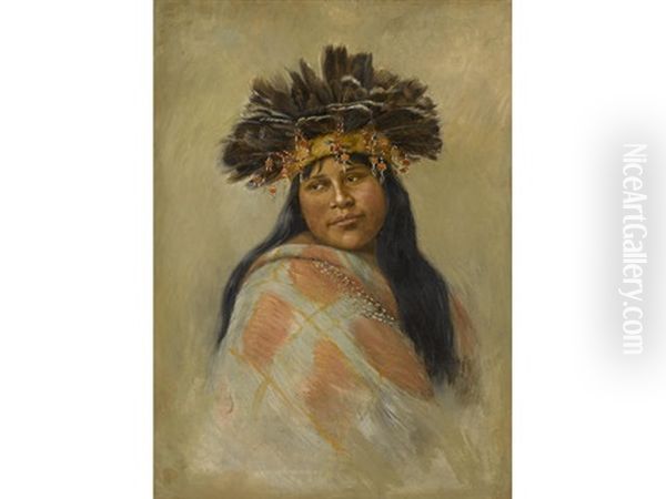 A Pomo Dancer (kal-si-wa, Rosa Peters) - view 1
