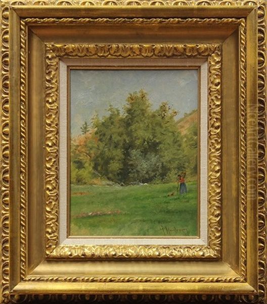 Girl With Dog - view 1