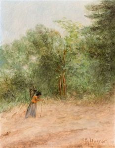 Portrait Of Ms. Woods by Grace Carpenter Hudson