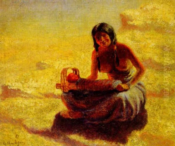 Native Mother And Her Child - view 1