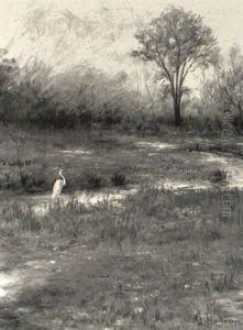 Mendocino Landscape With Crane
