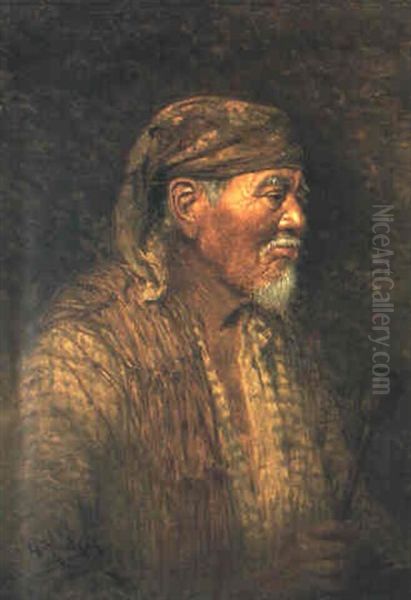 Portrait Of A Pomo Chief - view 1