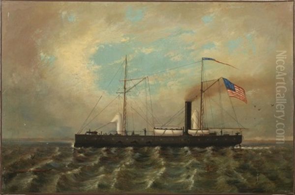 American Civil War Gunboat - view 1