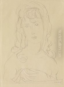 Junge Frau Unten Rechts by Maurice Barraud