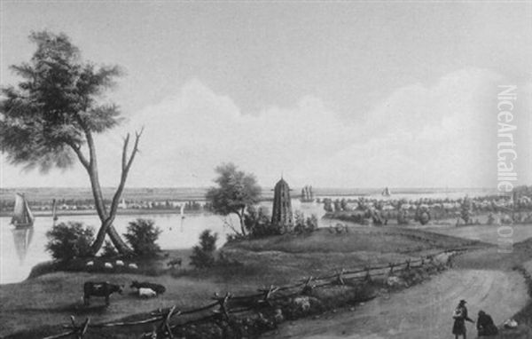 Headwaters Of The Hudson / An Animated Panoramic Vista - view 1