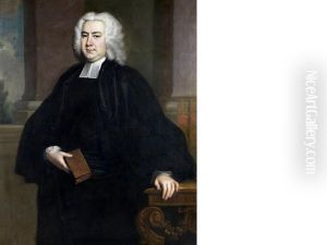 Portrait Of The Rev. John Fursman, Three-quarter-length, In Clerical Robes, Holding A Book, Standing Before A Window