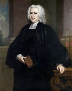 Portrait Of The Rev. John Fursman, Three-quarter-length, In Clerical Robes, Holding A Book, Standing Before A Window