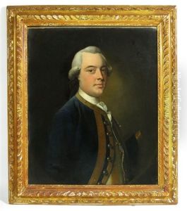 Portrait Of A Naval Officer, Traditionally Identified As Sir George Pocock (1706-1792) by Thomas Hudson