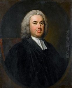 Portrait Of John Huyshe In Clerical Robes