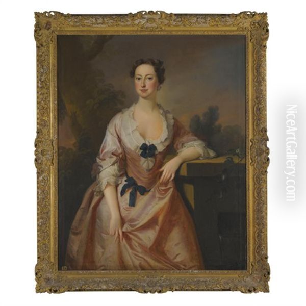 Portrait Of Lady Elizabeth Finch, Daughter Of Heneage Finch, 2nd Earl Of Aylesford And Sister Of Lady Frances Finch, 1st Viscountess Courtenay - view 1