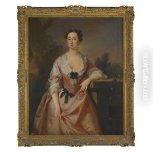 Portrait Of Lady Elizabeth Finch, Daughter Of Heneage Finch, 2nd Earl Of Aylesford And Sister Of Lady Frances Finch, 1st Viscountess Courtenay by Thomas Hudson