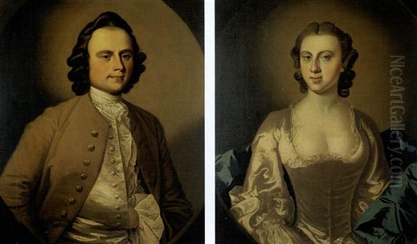 Portait Of An Elegant Couple (+ Another; Pair) - view 1