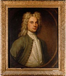 Portrait Of The 6th Thomas Pemberton In Green Coat, White Waistcoat And Cravat by Thomas Hudson