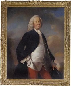 Portrait Of Sir Watkin William Wynn, 3rd Bt., In A Dark Blue Coat And Red Trousers by Thomas Hudson