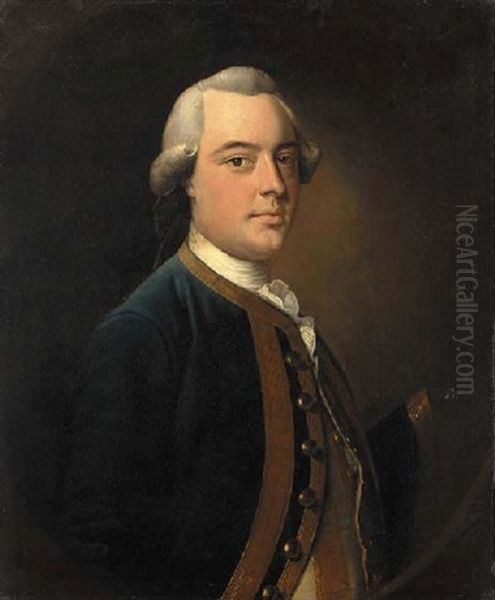 Portrait Of A Naval Officer (sir George Pocock?) - view 1