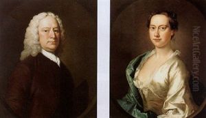 Portrait Of Stephen Terry Of Dummer, Hampshire by Thomas Hudson