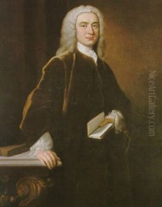 Portrait Of Benjamin Heath Of Exeter, Wearing Dark Ochre Coat by Thomas Hudson