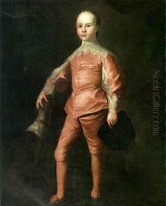 Portrait Of A Young Gentleman With His Whippet by Thomas Hudson