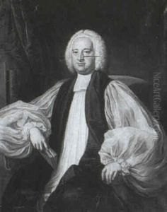 Portrait Of The Rev. Johnson by Thomas Hudson