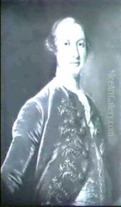 Man In Blue Coat: Sir Charles Hambury Williams K.b. Statesman And Writer, Member Of Parliament In Monmouthshire by Thomas Hudson