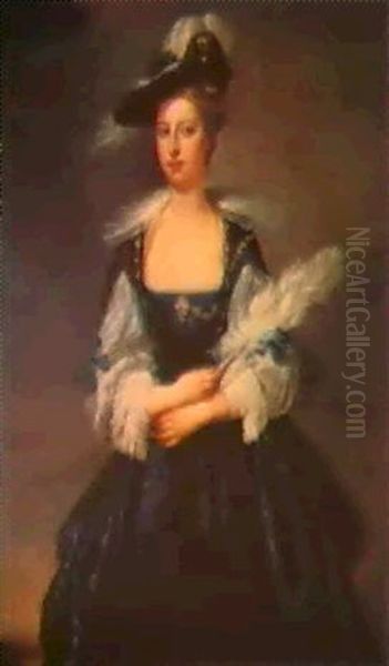 Portrait Of Elizabeth Dunch, Later Lady Oxenden - view 1