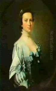 Portrait Of A Lady, Half Length, In Van Dyck Dress, Decorated With Pearls Portrait Of A Lady, Half Length, In Van Dyck Dress, Decorated With Pearls