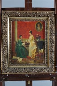La Lecon De Piano by Charles Desire Hue