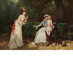 Afternoon In The Park by Charles Desire Hue