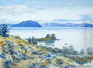 Lake Taupo by William Francis Barraud