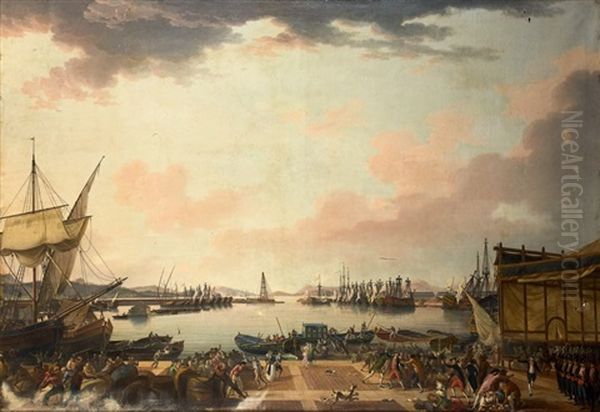 Scene D'emeute Dans Le Port De Toulon - view 1