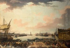Scene D'emeute Dans Le Port De Toulon