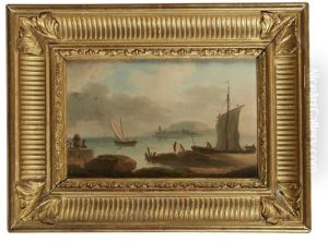 Scene De Tempete (+ La Mer Calme; Pair) by Jean Francois Hue