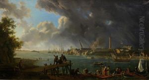 View Of The Port Of Lorient, Brittany View Of The Port Of Lorient, Brittany