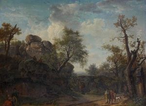 Promeneurs Dans Un Paysage Promeneurs Dans Un Paysage