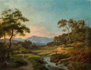 View Of Salzburg by Hans Hueber