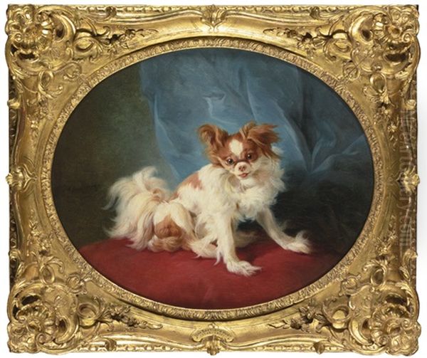 Portrait Of A King Charles Spaniel - view 1