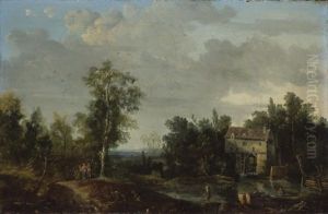 Le Moulin De Charenton by Jean Baptiste Huet