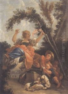 La Balancoire by Jean Baptiste Huet